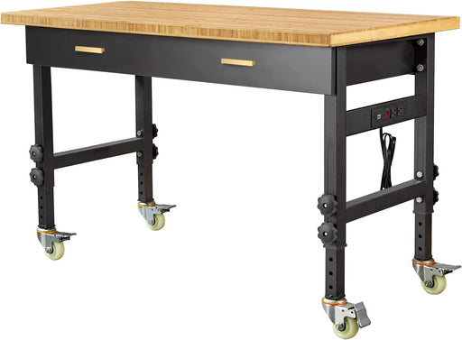 Workbench for Garage I 2700LBS Capacity with Bamboo top