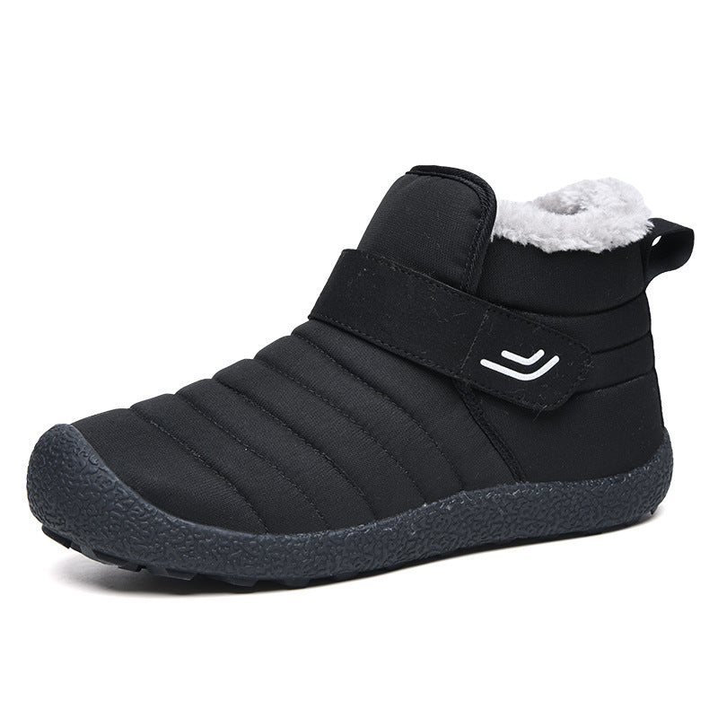 Men's Outdoor Winter High Top Cotton Shoes With Velvet And Thick