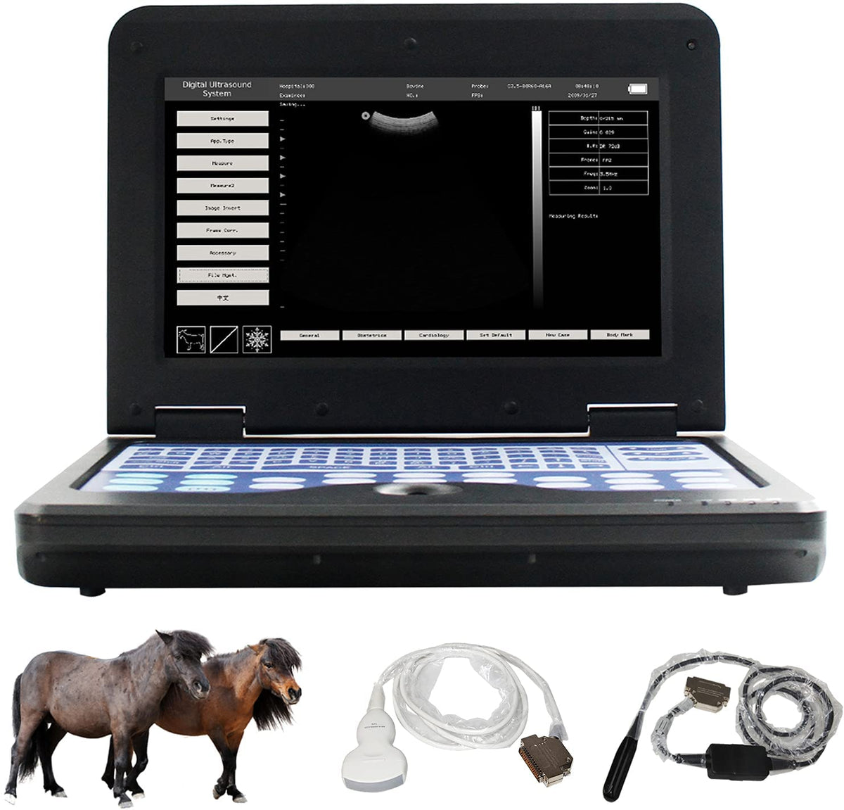 Ultra Sound Scanner Machine Veterinary use Portable Laptop – Meubon