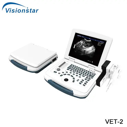 Portable Laptop Veterinary Ultrasound Scanner Black & White I VET-2