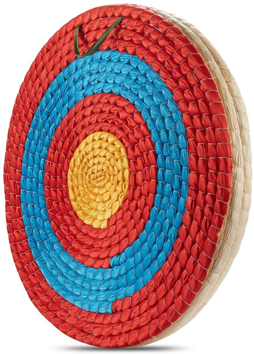 Archery Target Traditional Hand-Made Straw Arrow Target For Recurve Bow Longbow or Compound Bow