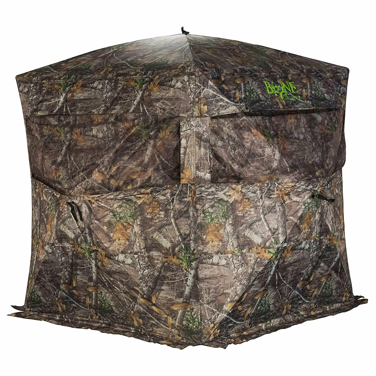 Hunting Ground Blind 3 Durable Person Outside Hunting Ground Blind, Mossy Oak