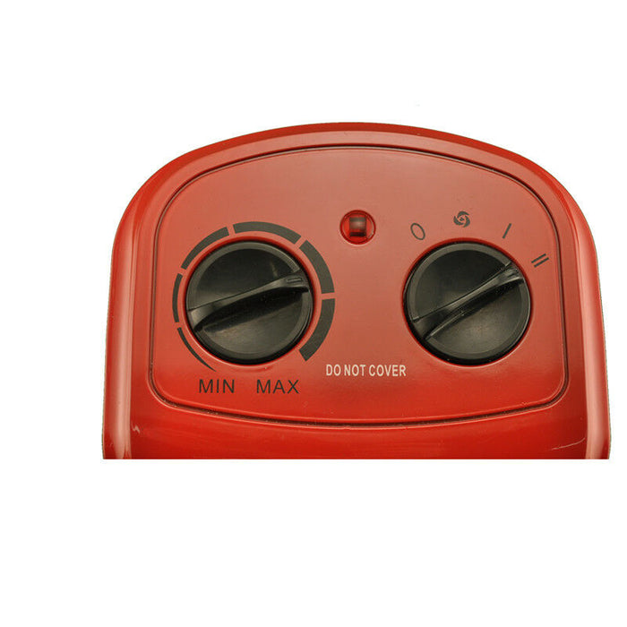 Portable Heater 1500 Watt Red Ceramic Fan Heater